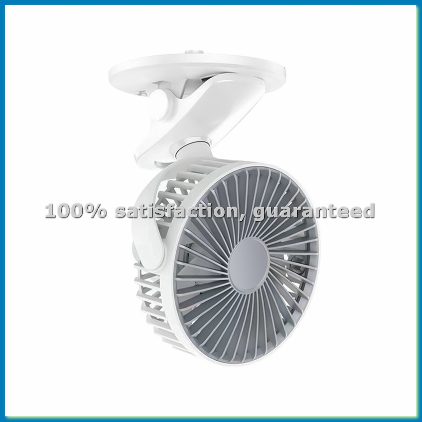 Oscillating Fan Clip - 1200 มิลลิแอมป์ชั่วโมงพัดลมแบบหนีบสำหรับฤดูร้อน พัดลมแบบพกพา ปรับส่ายอัตโนมัติ พัดลมพลังลมแรงสูงแบบชาร์จไฟได้ สำหรับนักเรียน