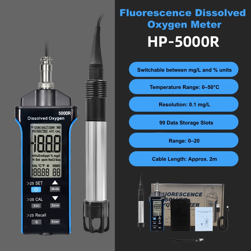 เครื่องวัดออกซิเจนละลายน้ำ 0.1 - Do Oxygen Meter บทวิจารณ์และราคา
