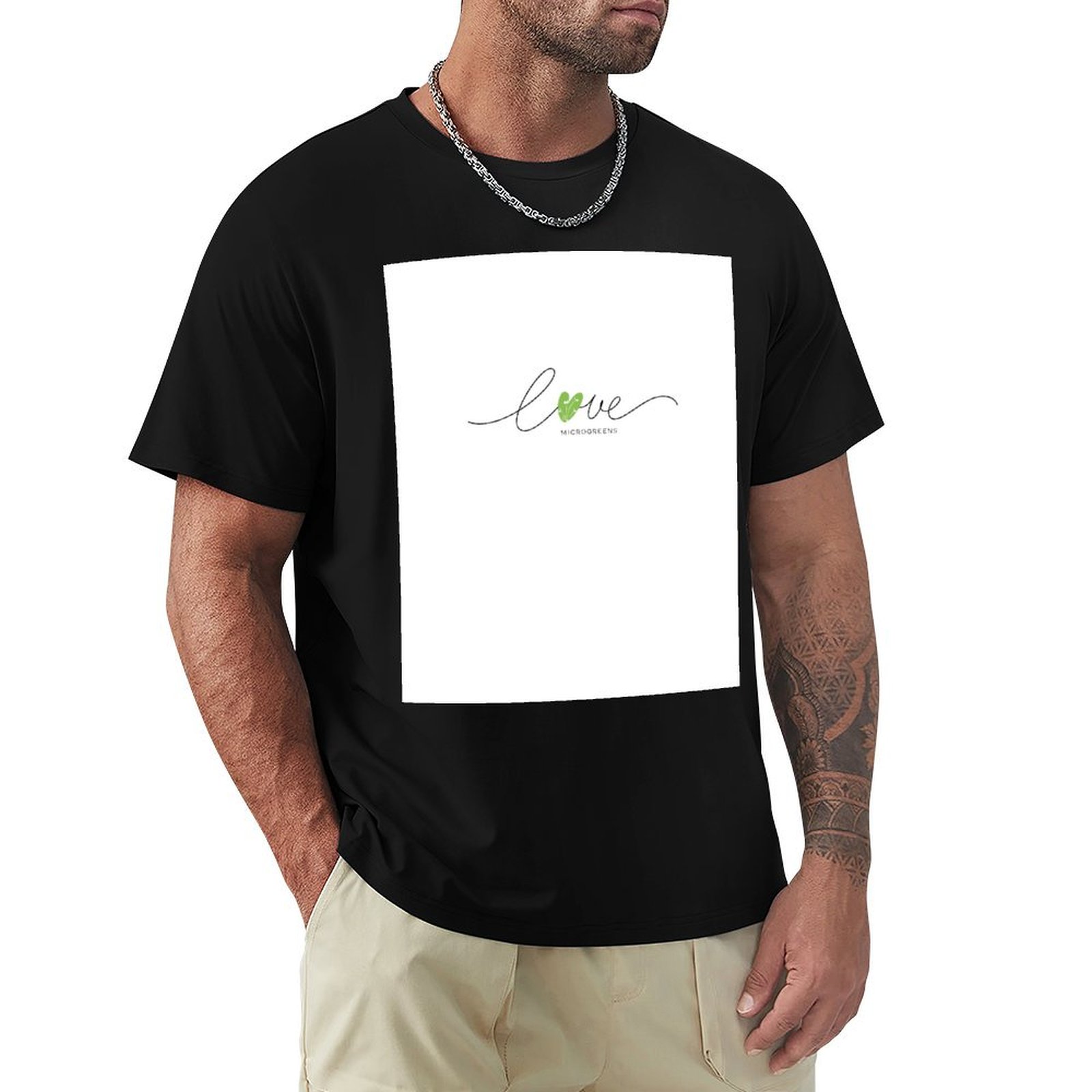 เสื้อยืดสำหรับผู้ชาย: ไมโครกรี - Urban Farming Urban Gardening บทวิจารณ์และราคา