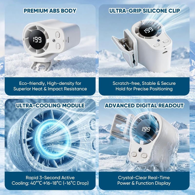 พัดลมติดรถยนต์แบบหนีบ หมุนได้  - Oscillating Fan Clip บทวิจารณ์และราคา