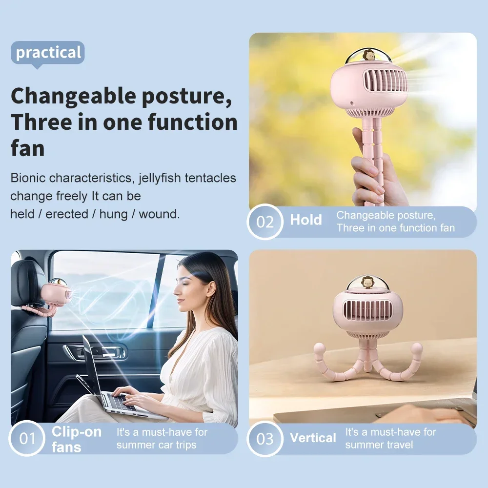 พัดลมติดรถเข็นเด็กขนาดเล็ก, พั - Oscillating Fan Clip บทวิจารณ์และราคา