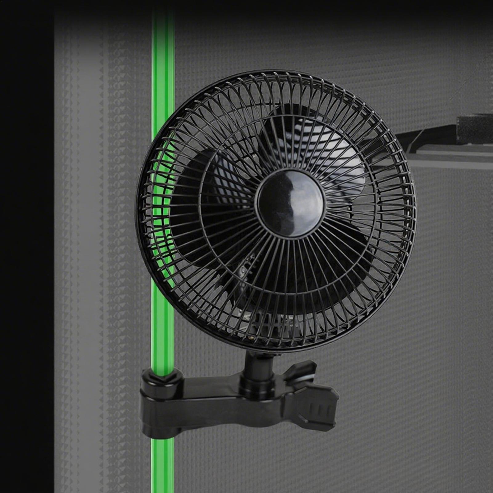 พัดลมหนีบสำหรับเต็นท์ปลูกพืช พ - Oscillating Fan Clip บทวิจารณ์และราคา
