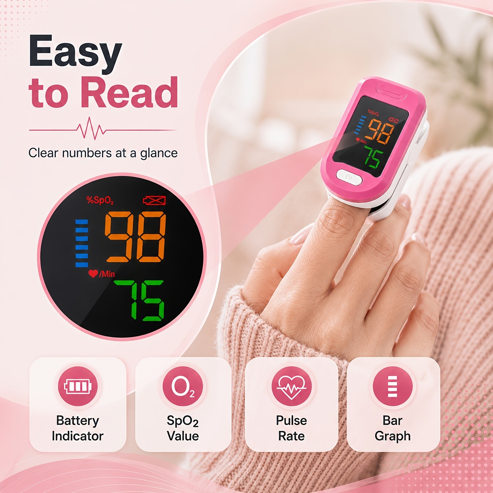 เครื่องวัดออกซิเจนปลายนิ้วแบบด - Do Oxygen Meter บทวิจารณ์และราคา