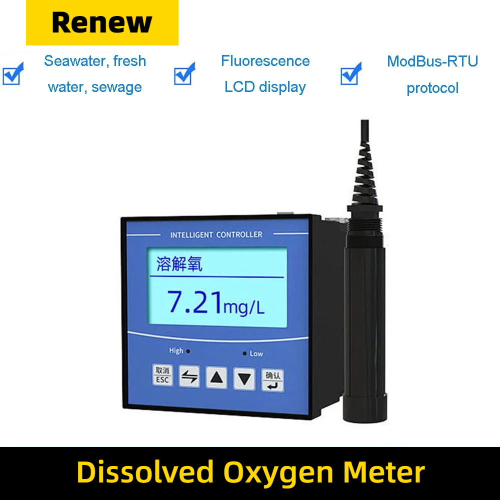 น้ําทะเลน้ําจืดทําเมตรน้ําเสีย - Do Oxygen Meter บทวิจารณ์และราคา