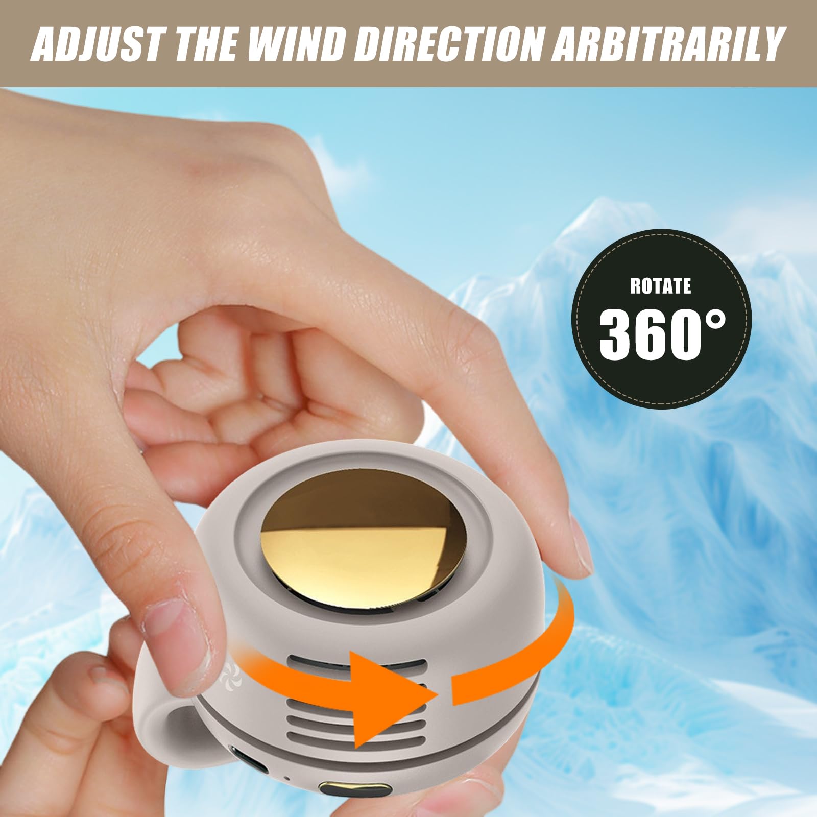 พัดลมคลิปหนีบเอวแบบแฮนด์ฟรี มิ - Oscillating Fan Clip บทวิจารณ์และราคา