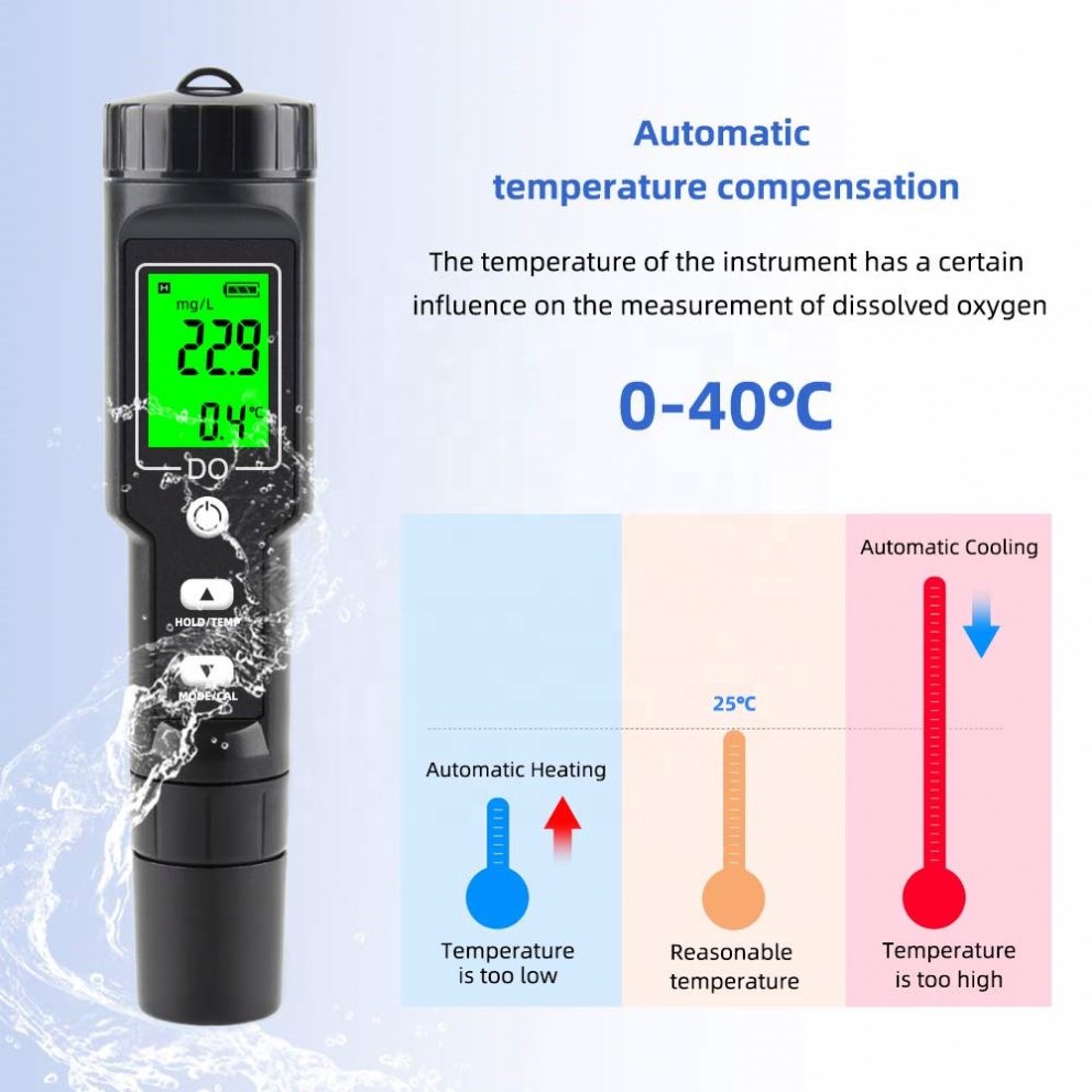เครื่องตรวจวัดออกซิเจนละลายน้ำ - Do Oxygen Meter บทวิจารณ์และราคา