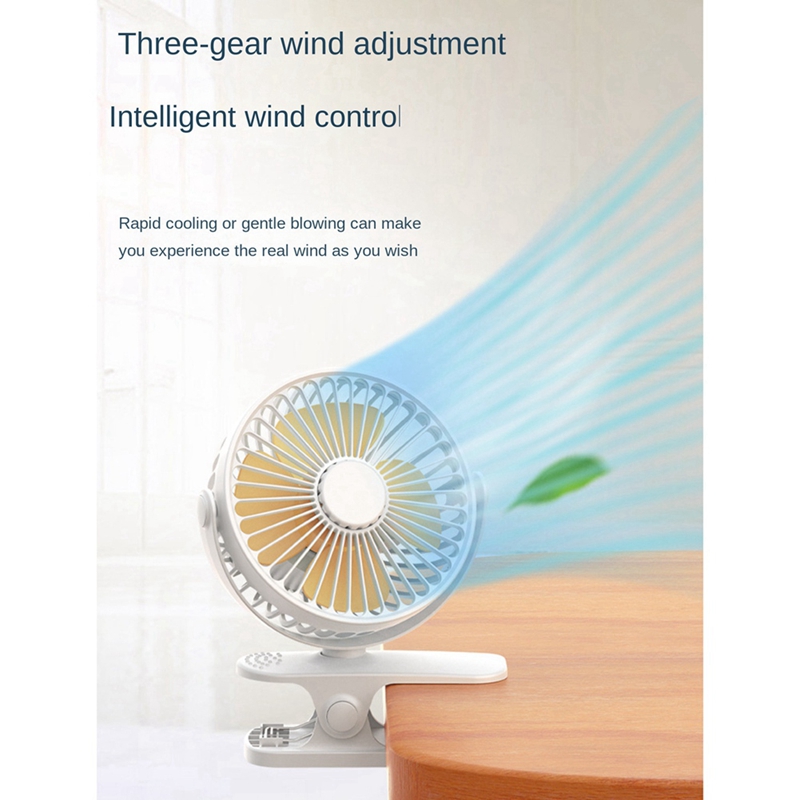1200 มิลลิแอมป์ชั่วโมงพัดลมแบบ - Oscillating Fan Clip บทวิจารณ์และราคา